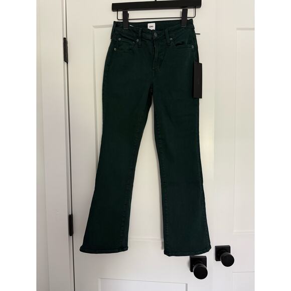 $188 New Edwin Lark Ankle Bootcut jeans - Size 25 - Dark Green - Picture 2 of 11